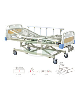 BED MANUAL W/ADJ BDY+MAT+IV+OVRBD 3031W1