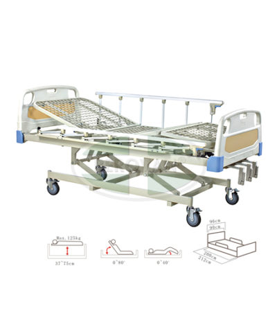 BED MANUAL W/ADJ BDY+MAT+IV+OVRBD 3031W1