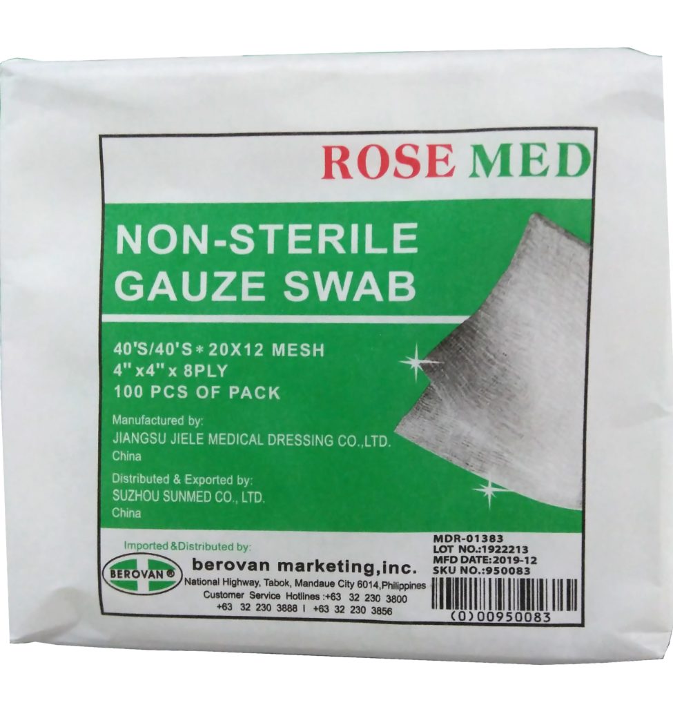 GSPONGES 4X4X8P 20X12 Berovan Marketing Inc