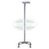 MS Cane-Quad Stdbase Chrome FS924