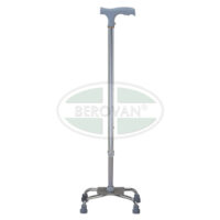 MS Cane-Quad Stdbase Chrome FS924