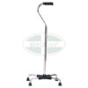 MS Cane-Quad Widebase Black FS921BL