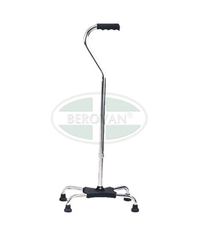 MS Cane-Quad Widebase Black FS921BL