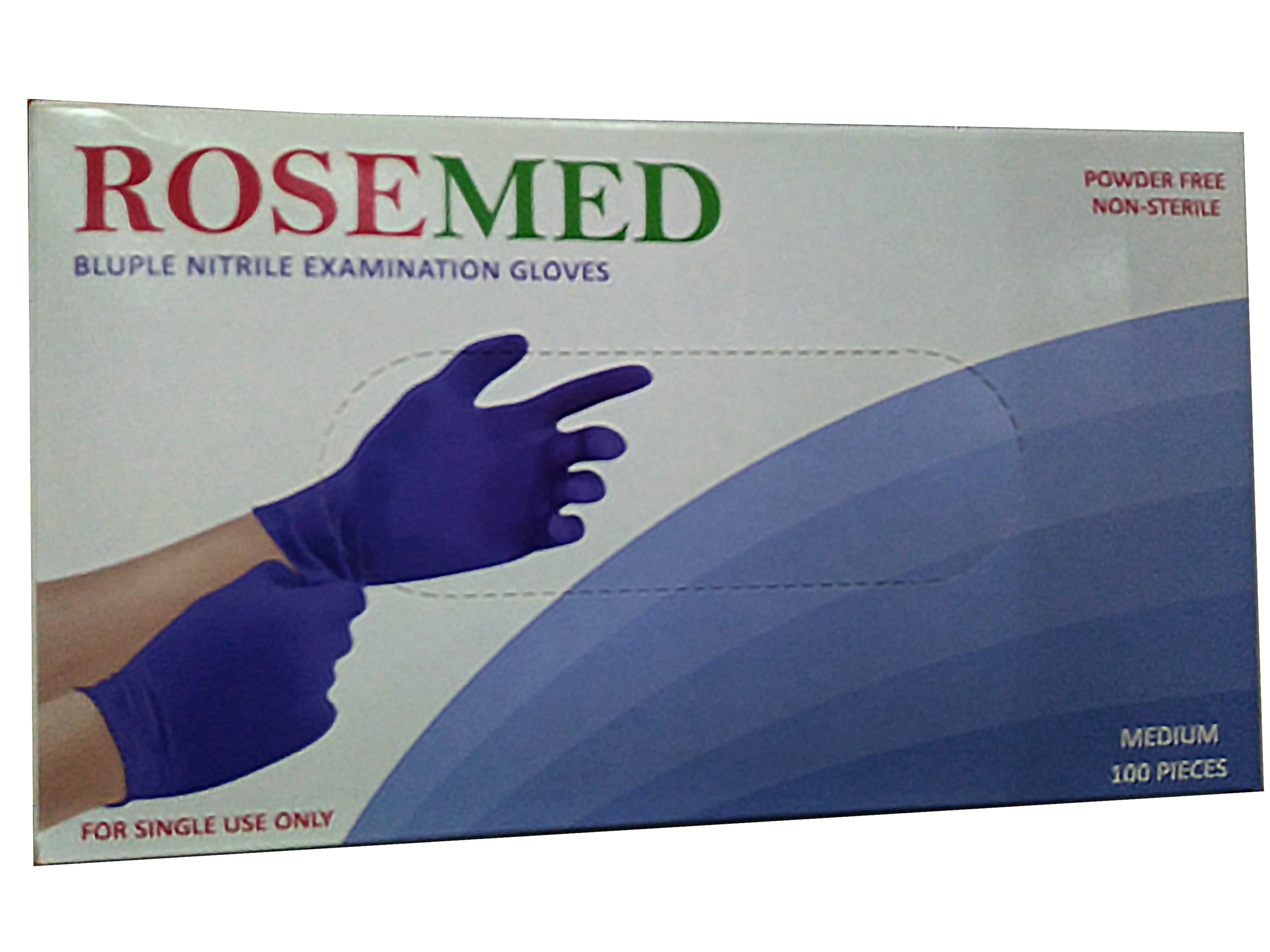 ROSEMED NITRILE GLOVES MEDIUM Berovan Marketing Inc