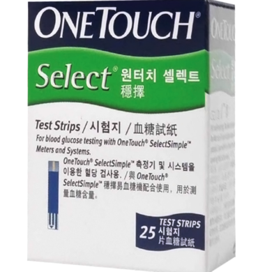 One Touch Select Strips 25’S