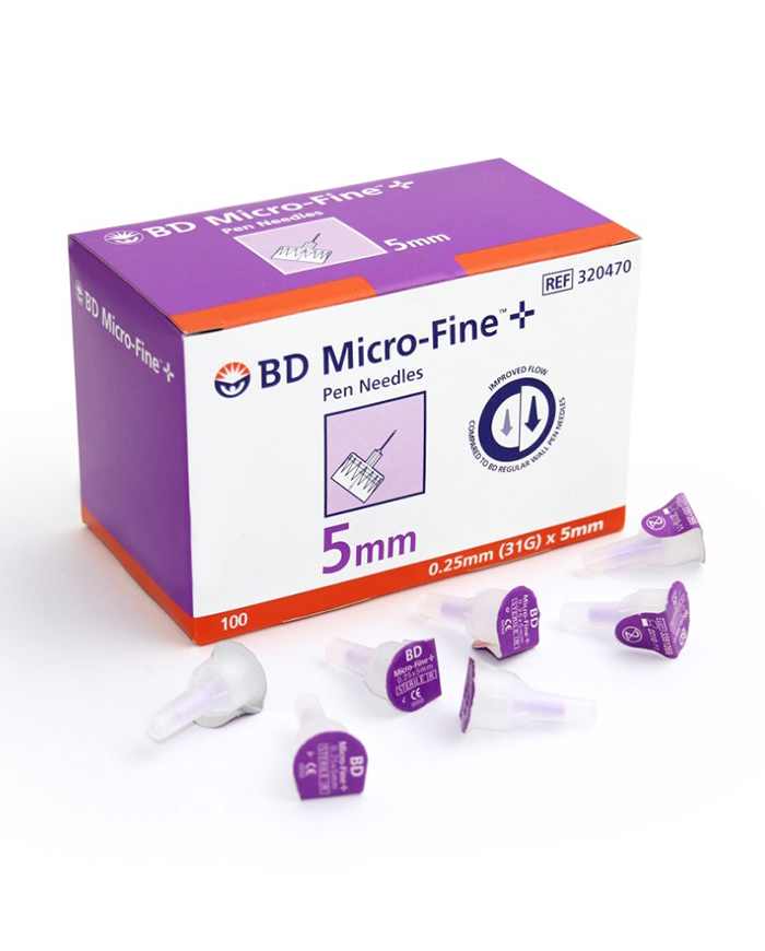 BD Micro-Fine Penta Point Sterile Pen Needles 5mm x 31G (100 Units) - AOT  Meds